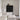 Graphic cupboard - varnished teak - black - 2 doors - 2 inside drawers 100x45x160 - Ethnicraft