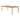 Bok outdoor dining table - teak - rectangular 200x100x76 - Ethnicraft