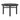 Quatro outdoor side table - varnished teak - black - round 59x59x38 - Ethnicraft