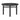 Quatro outdoor coffee table - varnished teak - black - round 68x68x42 - Ethnicraft