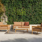 Oda lounge sofa 3S - Quick ship set stone - Vincent Sheppard