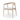PURA armchair oak naturel incl bisque cushion - Castle Line - Design-Master
