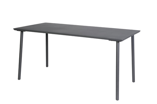 George tafel 160x80x75cm - alu antraciet - Max & Luuk