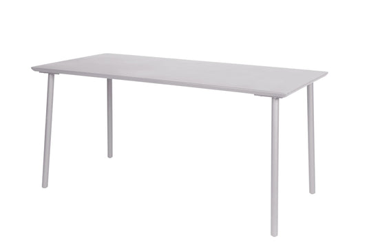 George tafel 160x80x75cm - alu parelgrijs - Max & Luuk