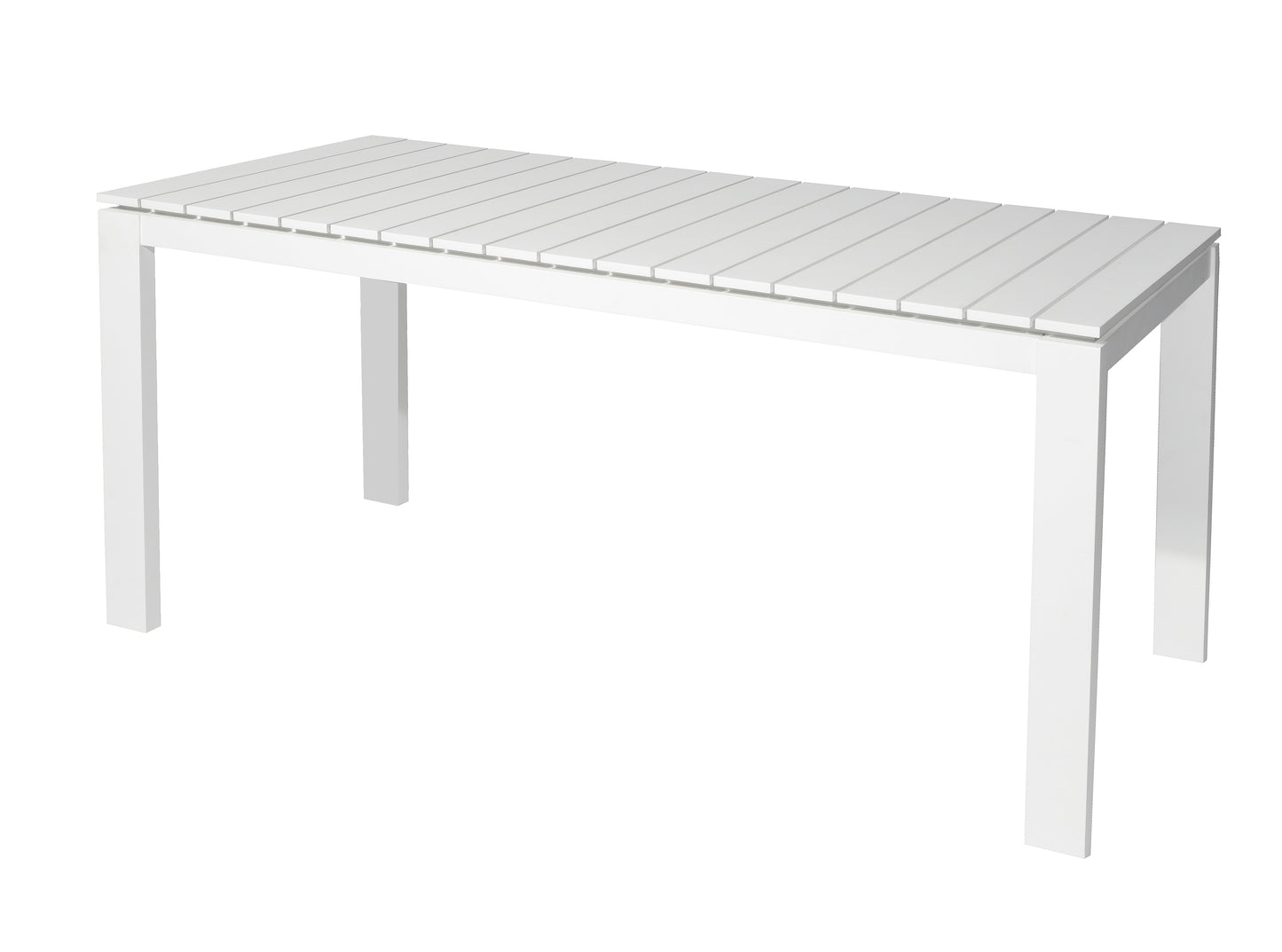 Morris tafel 160x80x75cm - alu wit - Max & Luuk