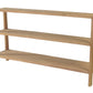 Puck rek breed 150x38x85cm - teak - Max & Luuk