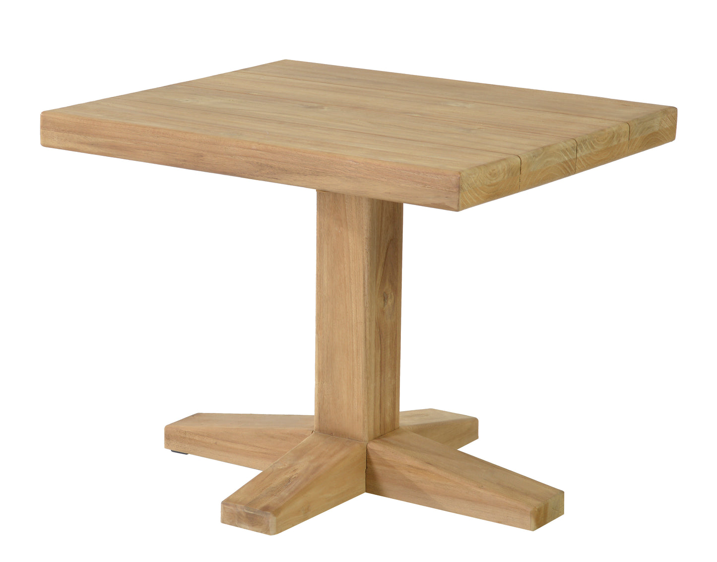 Bruce low dining tafel 70x80x65cm - teak - Max & Luuk