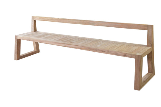 Mason bank zonder armleuning 274x58x48cm - teak - Max & Luuk