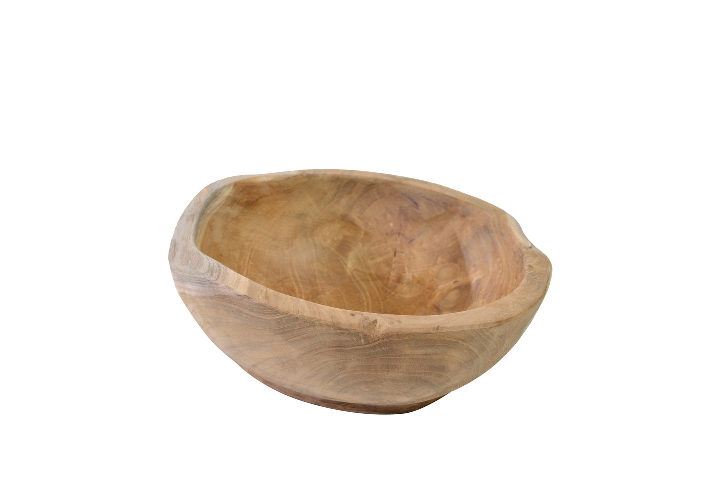 Tess salad bowl Ø20x5cm - teak - Max & Luuk