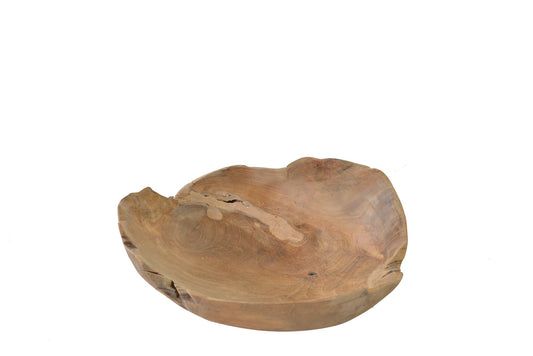 Tess krip bowl Ø30x4cm - teak - Max & Luuk