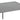 Kick lage tafel 95x95x24cm - zwart - Max & Luuk