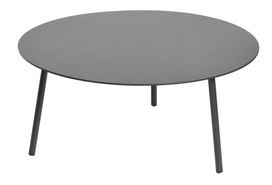 Kick lage tafel Ø80x36cm - zwart - Max & Luuk