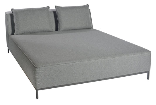 West daybed alu zwart (incl. AW kussens raven) - Max & Luuk