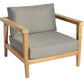 Duke lage fauteuil teak (incl. kussens) - Max & Luuk