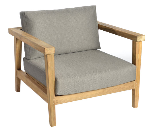 Duke lage fauteuil teak (incl. kussens) - Max & Luuk