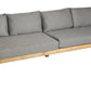 Duke sofa lage bank teak (incl. kussens) - Max & Luuk