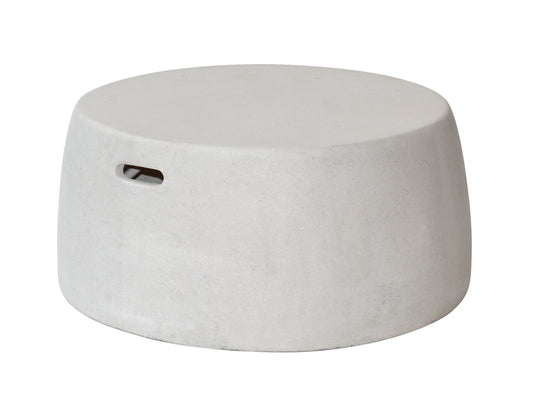 Nick fiberglas lage tafel/kruk XL cemento white - Max & Luuk