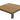 Mick lage tafel 95x95x25cm - alu antraciet teak - Max & Luuk