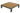 Mick lage tafel 95x95x25cm - alu antraciet teak - Max & Luuk