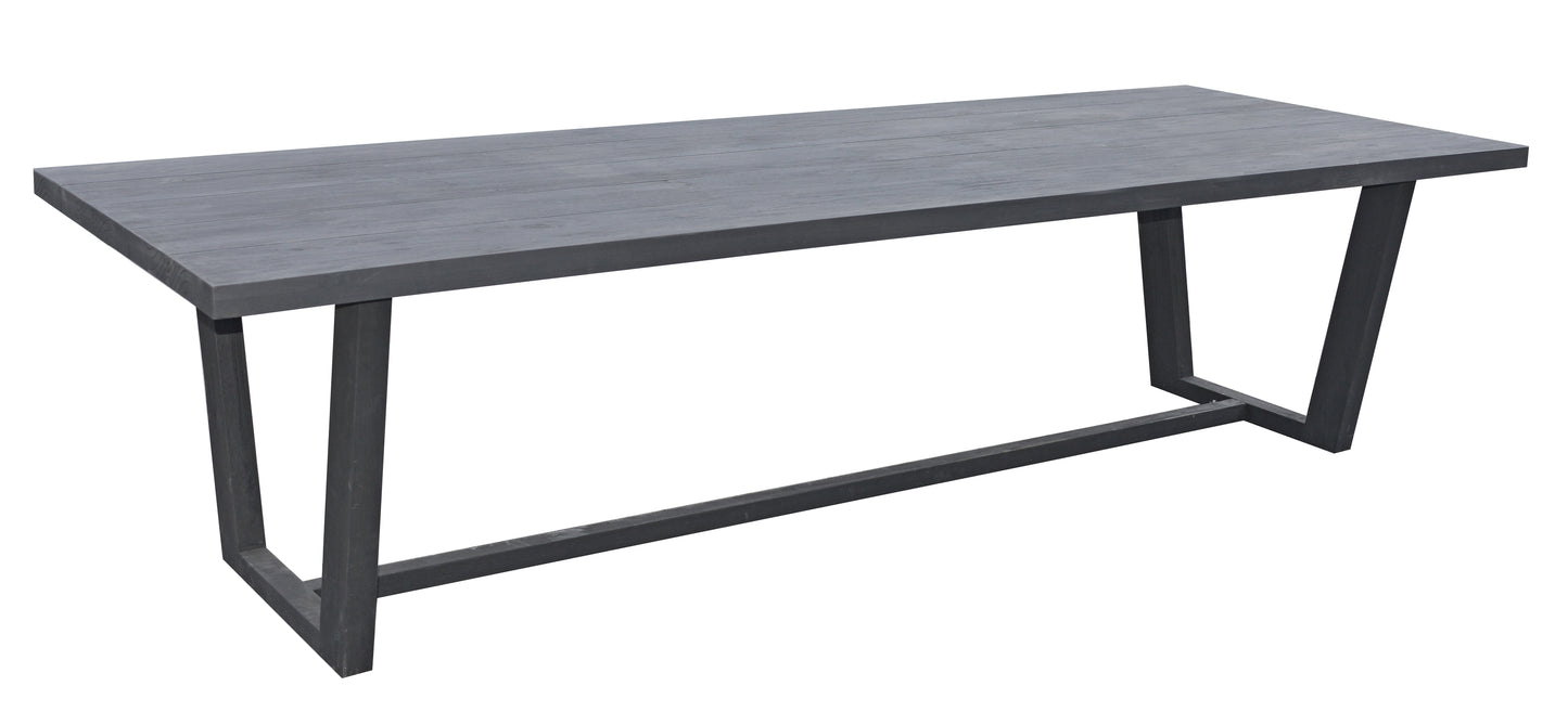 Lauren tafel 300x110x76cm - teak charcoal finish - Max & Luuk