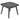 Lennon bijzet tafel 60x60x45cm - teak charcoal finish - Max & Luuk