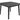 Lennon tafel 120x120x76cm - teak charcoal finish - Max & Luuk
