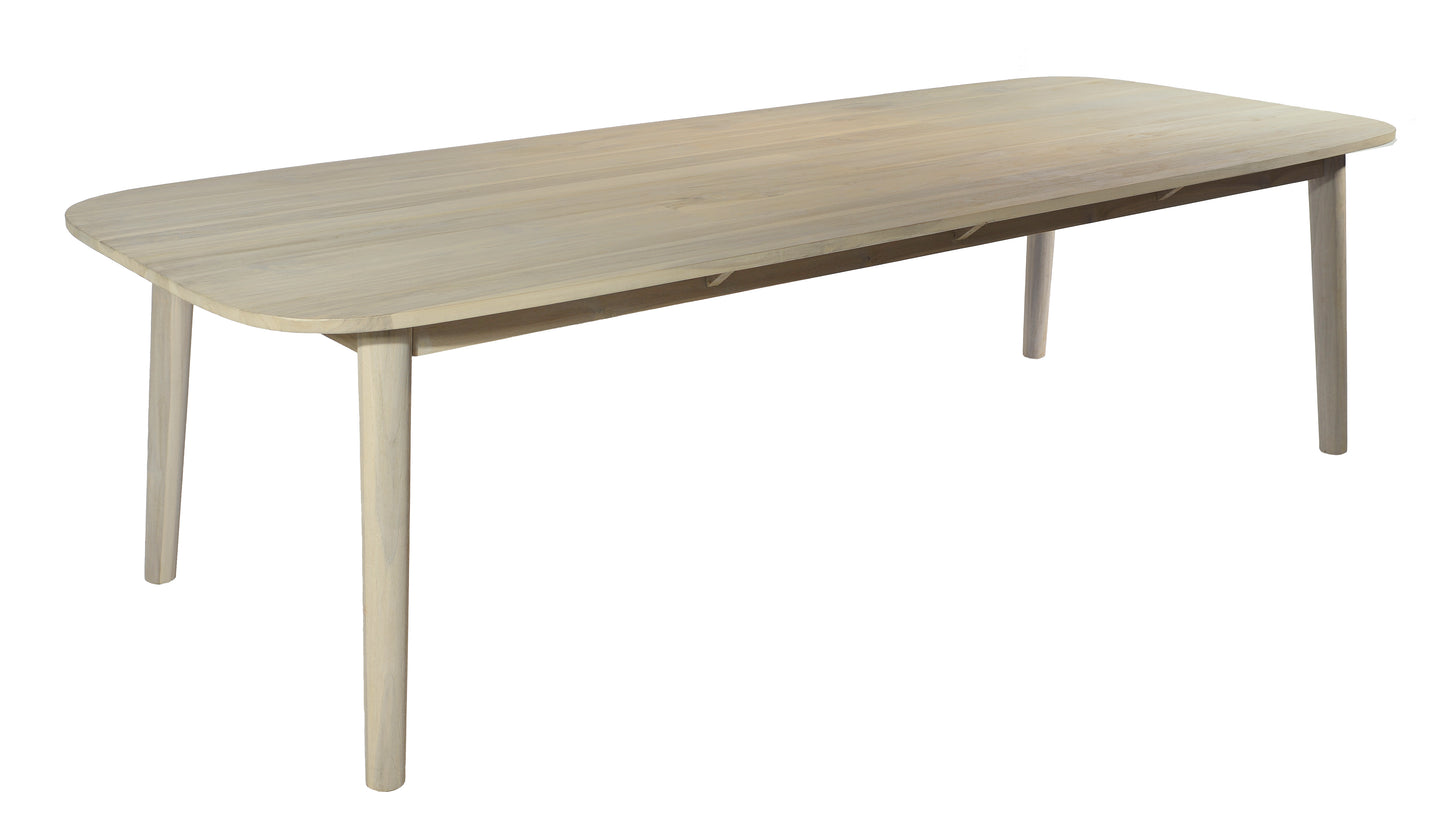 Lennon tafel 280x110x76cm - teak aged finish - Max & Luuk