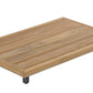 Luke lage tafel lounge alu teak - Max & Luuk