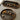 Organic valet tray - glass - Bronze - round - L 30x30x3 - Ethnicraft