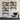 PI wall shelf - varnished mahogany - dark brown - 5 shelves 100x35x196 - Ethnicraft