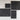 Bricks wall art - varnished wood - dark brown - wooden frame - square 100x4x100 - Ethnicraft