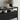Spindle dresser - varnished oak - black - 4 drawers 150x56x83 - Ethnicraft
