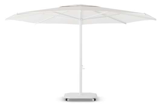 Caractère JCP.2 Series parasol ø450cm met parasolvoet op wielen en beschermhoes