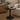 Torsion dining table - varnished oak - black - round - low height - 90x90x69 - Ethnicraft - Design-Master