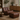 N701 footstool - Chestnut leather - 70x70x43 - Ethnicraft - Design-Master