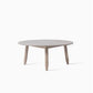 David Coffee Table Dia 68 Aged Teak/Ceramic Flint