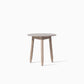 David Side Table Dia 40 Aged Teak/Ceramic Flint