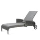 Dovile Sunlounger With Arms Taupe P084