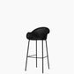 Edgard Bar Stool Steel A Base Black