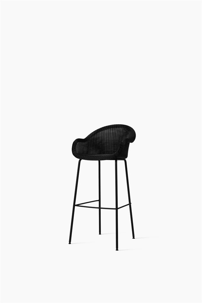 Edgard Bar Stool Steel A Base Black