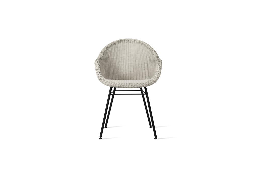 Edgard Dining Chair Steel A Base Old Lace