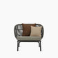 Kodo Lounge Chair Fossil Grey Quick Ship Set Carbon Beige