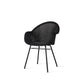 Edgard Dining Chair Steel A Base Black