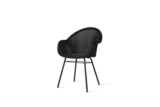 Edgard Dining Chair Steel A Base Black