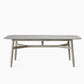 David Dining Table 280X106 Aged Teak/Ceramic Flint