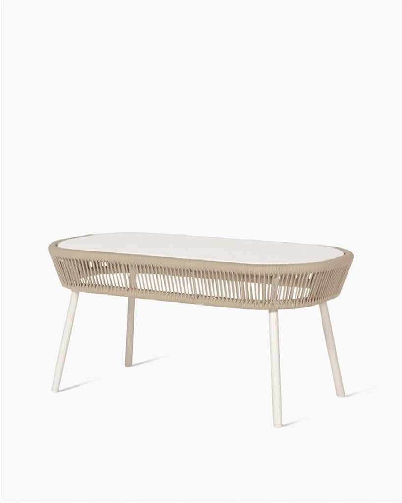 Loop Coffee Table Rope Beige/Stonewhite