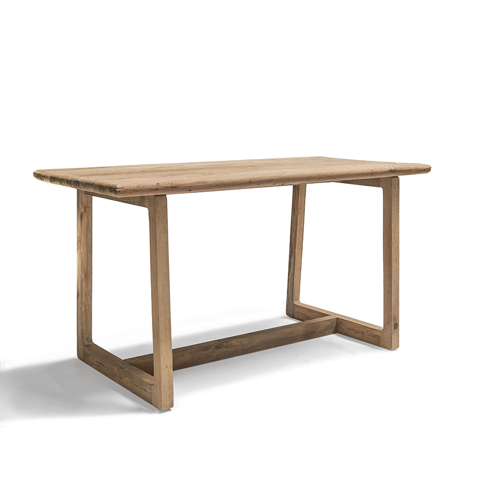 Rectangular Small Bar Rectangular Bar Table Dennis Small teak - Gommaire – Design-Master