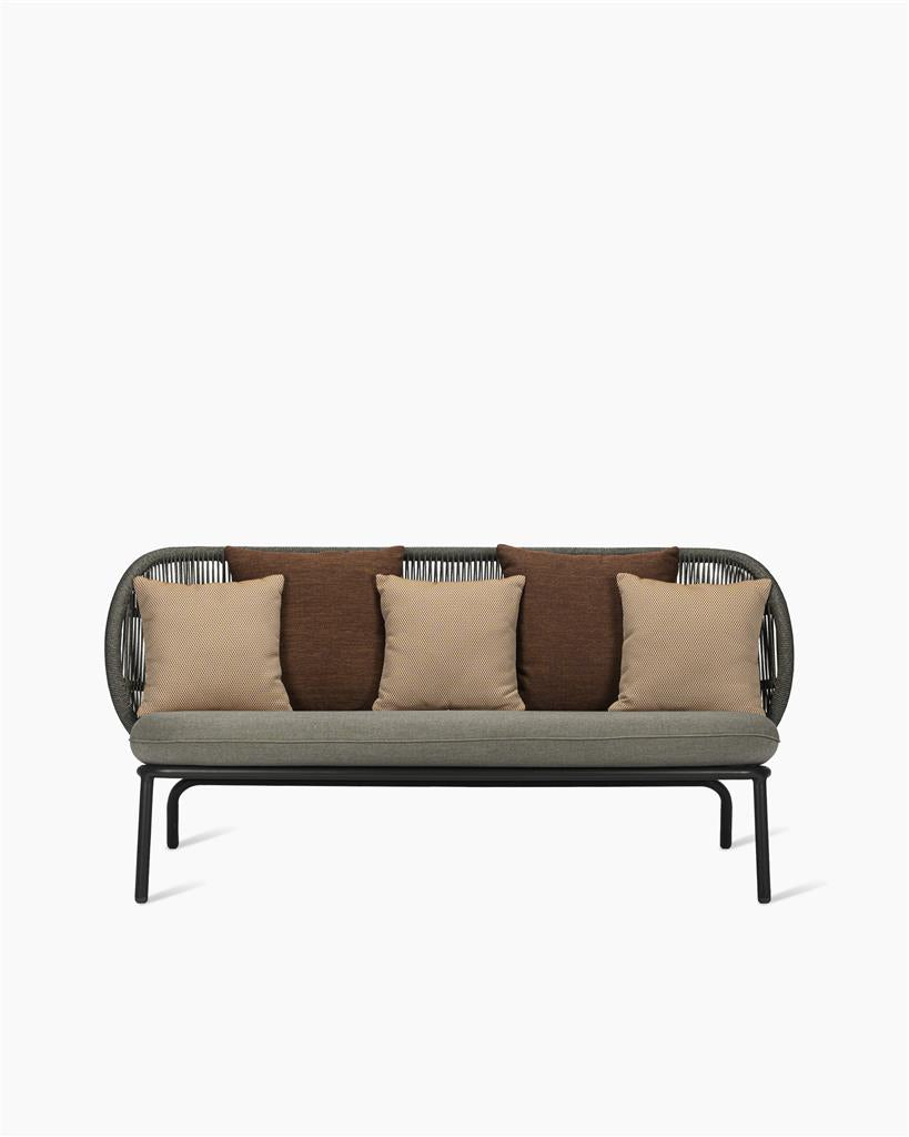 Kodo Lounge Sofa Fossil Grey Quick Ship Set Carbon Beige