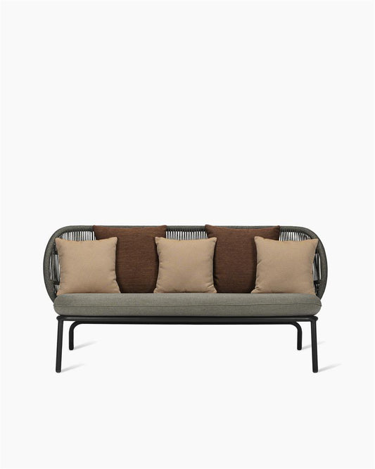 Kodo Lounge Sofa Fossil Grey Quick Ship Set Carbon Beige