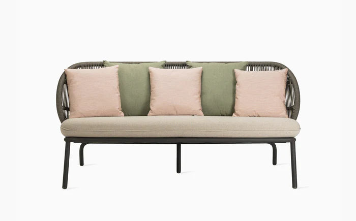 Kodo Lounge Sofa Fossil Grey Quick Ship Set Fig Green